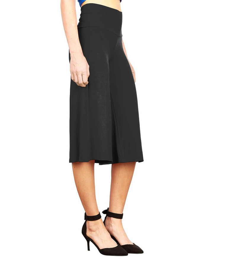 SZ60023-3 Womens Fashionable Wide Leg Pants Casual Ladies Loose Trousers